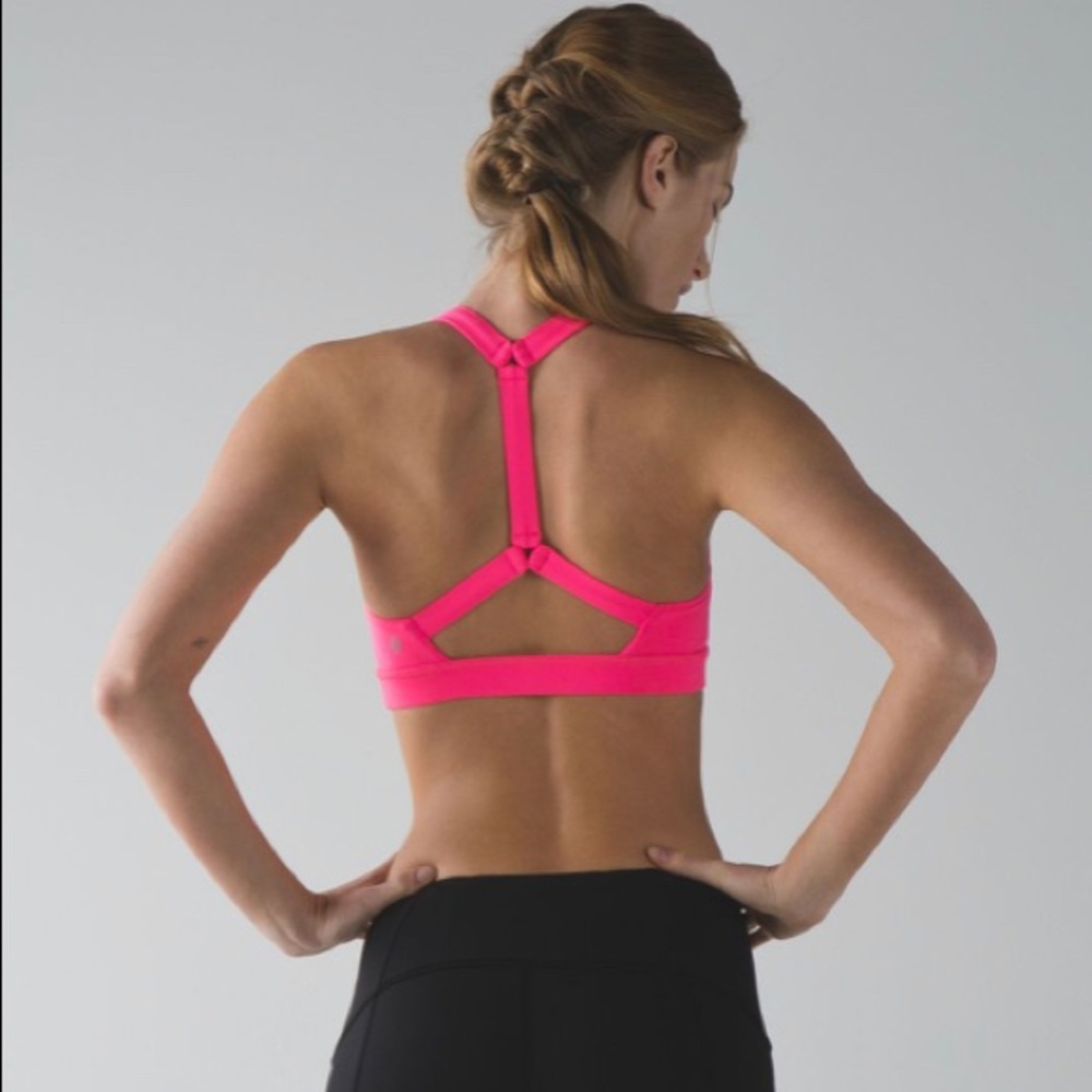 Lululemon S Sports Bra Neon Pink